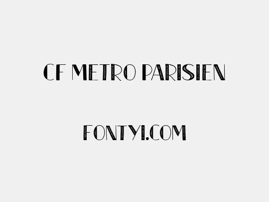 CF Metro Parisien