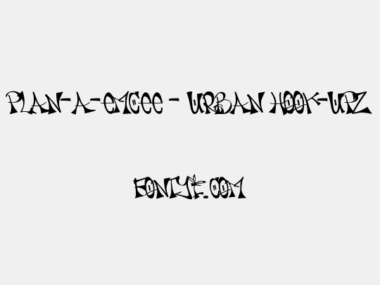 PLAN-A-EMCEE - URBAN HOOK-UPZ