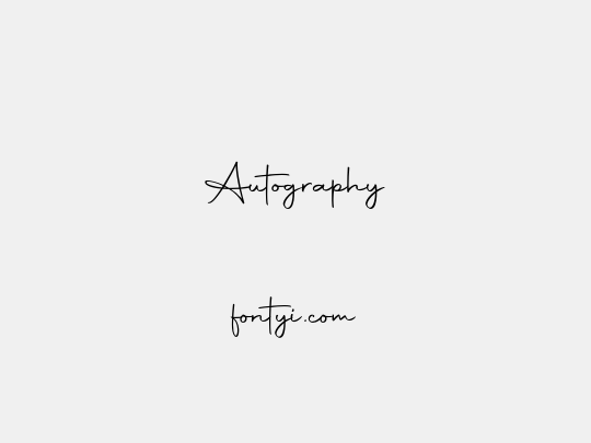 Autography
