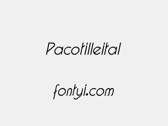 Pacotilleital