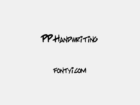 PP Handwriting