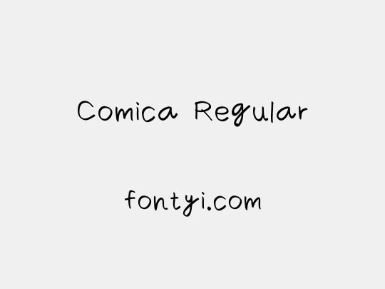 Comica Regular