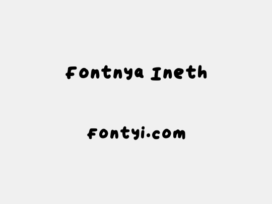 Fontnya Ineth