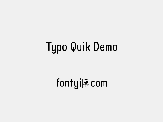 Typo Quik Demo