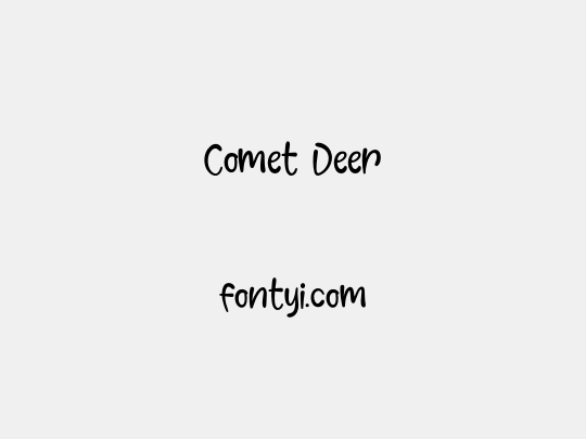 Comet Deer