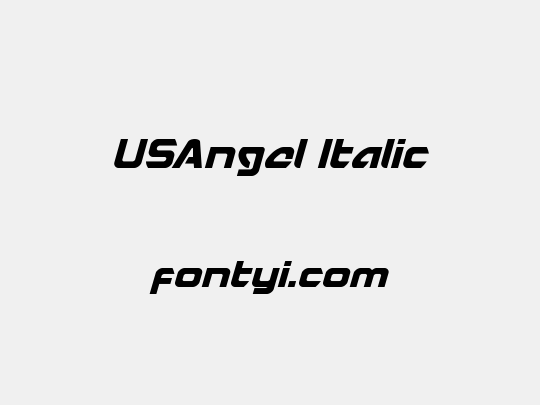 USAngel Italic