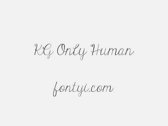 KG Only Human