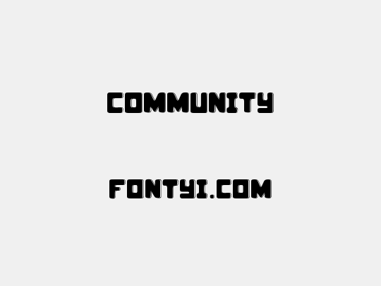 community