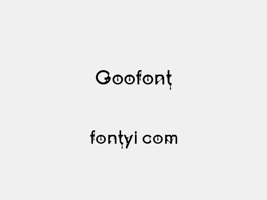 Goofont