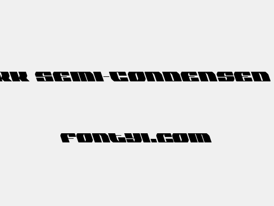 Joy Shark Semi-Condensed Leftalic