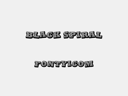 Black spiral