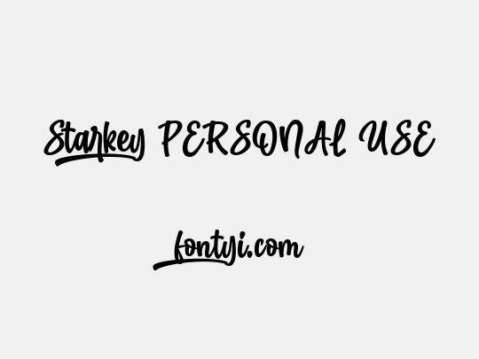 Starkey PERSONAL USE