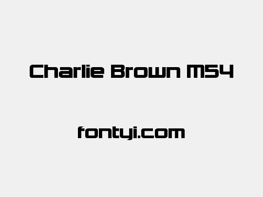 Charlie Brown M54