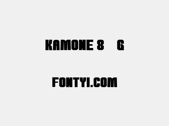 kamone 8__G