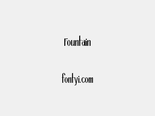 Fountain