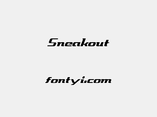 Sneakout