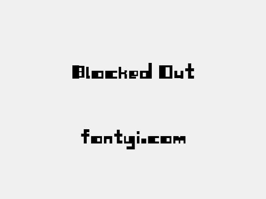 Blocked Out 