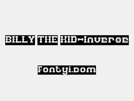 BILLY THE KID-Inverse