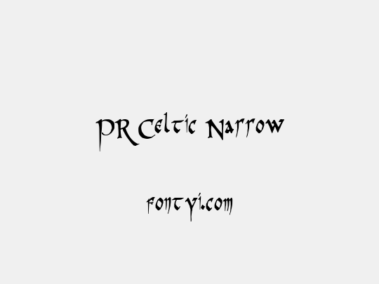 PR Celtic Narrow