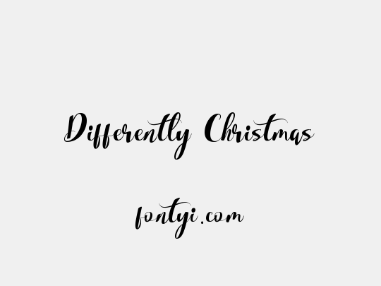 Differently Christmas