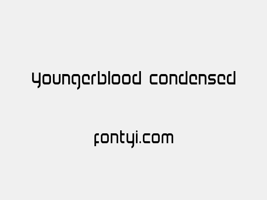 Youngerblood Condensed