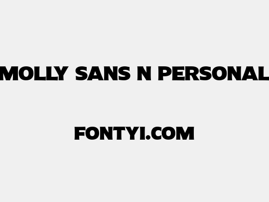 Molly Sans N PERSONAL