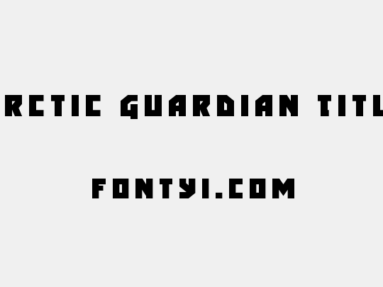 Arctic Guardian Title