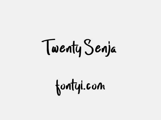 Twenty Senja