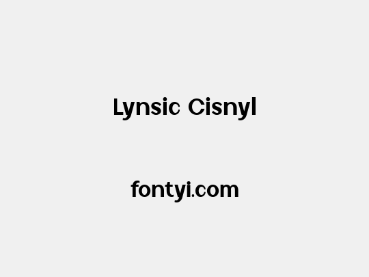 Lynsic Cisnyl