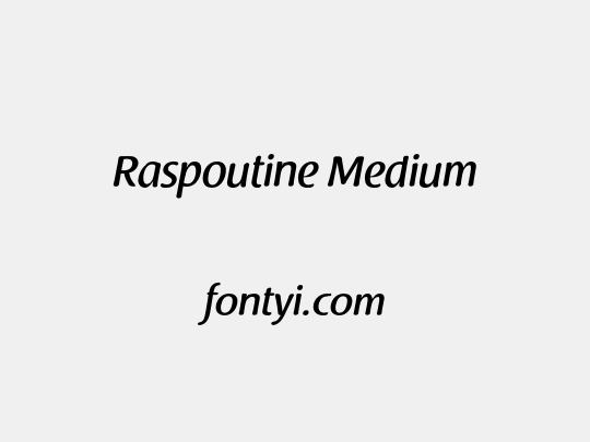 Raspoutine Medium
