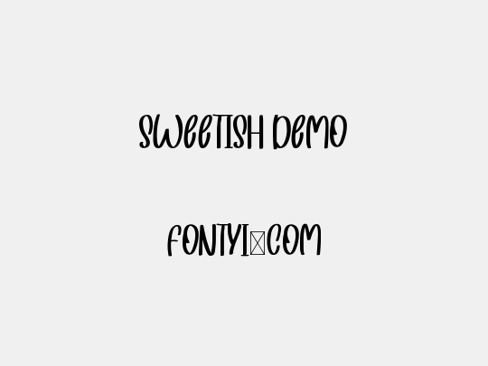 Sweetish Demo