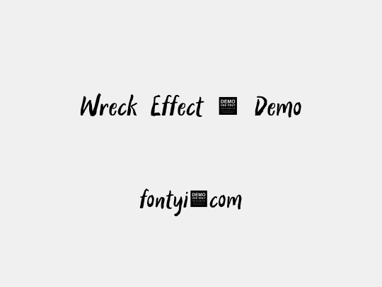 Wreck Effect - Demo