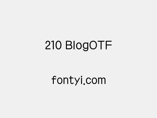 210 BlogOTF