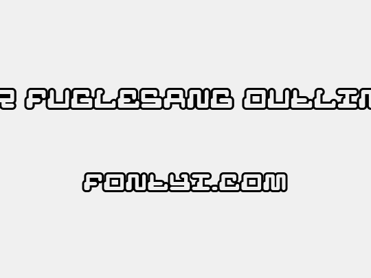 MR FUGLESANG OUTLINE