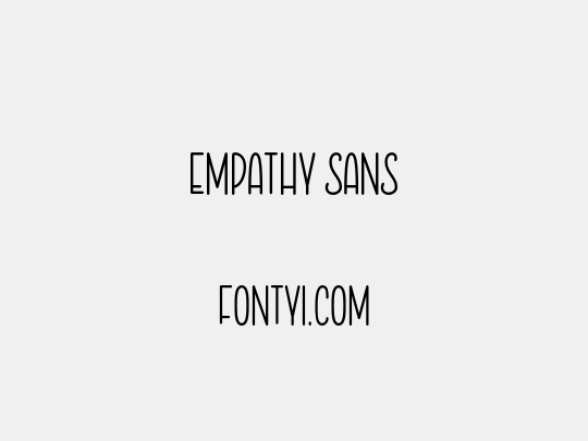 Empathy Sans