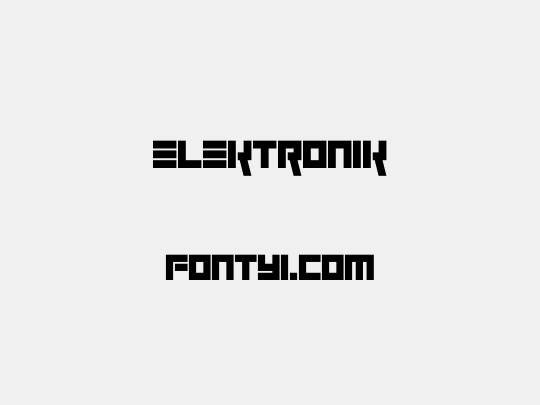 Elektronik