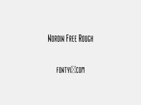 Nordin Free Rough