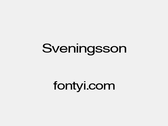 Sveningsson