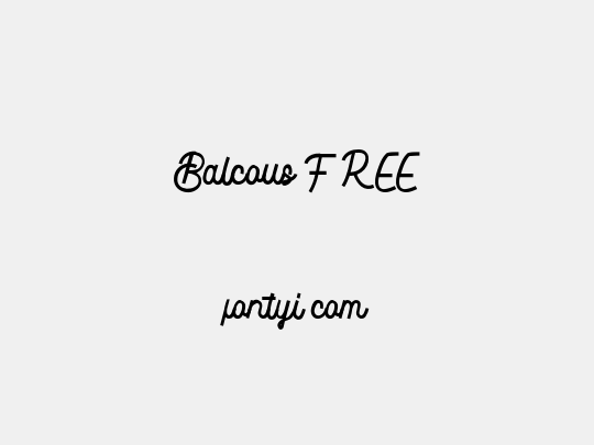 Balcous FREE