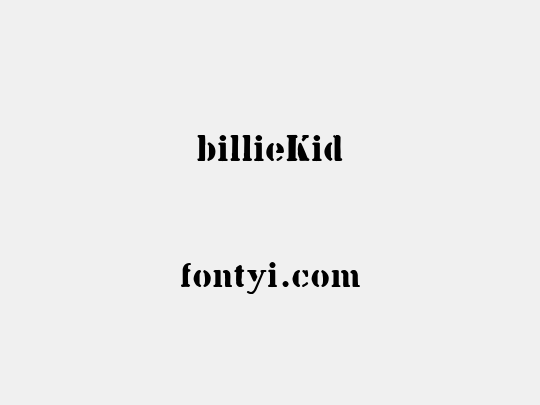 billieKid