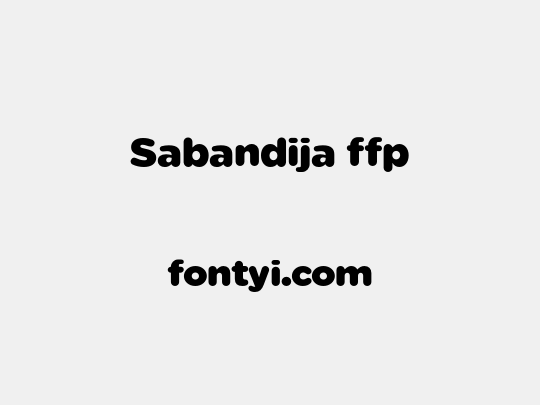 Sabandija ffp