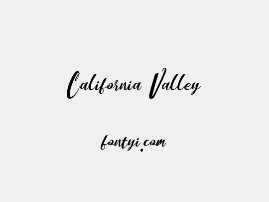 California Valley