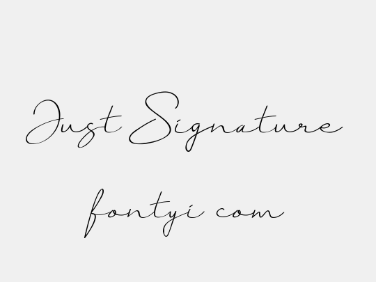 Just Signature
