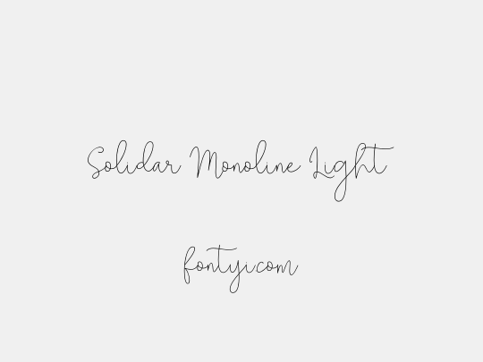 Solidar Monoline Light