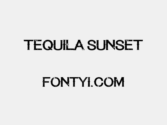 Tequila Sunset