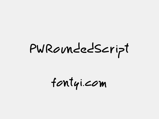 PWRoundedScript