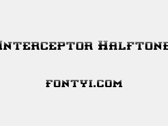 Interceptor Halftone