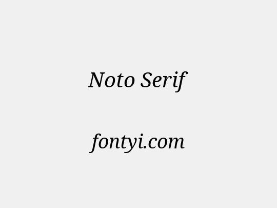 Noto Serif