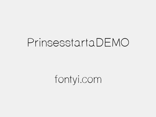 PrinsesstartaDEMO
