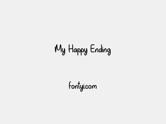 My Happy Ending